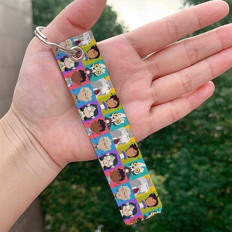 Wholesale PU Owl Cartoon Keychain